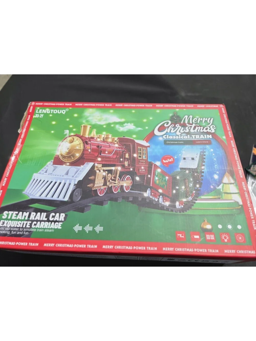 Steam rail Car train NO track